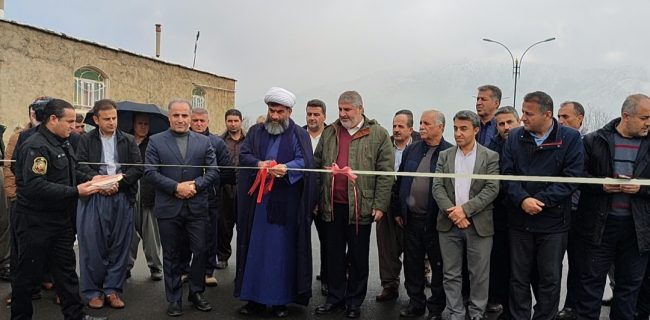 افتتاح پروژه‌های شهرداری برده‌رشه مریوان