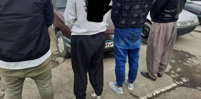 یک باند چهار نفره حرفه‌ای سارقان خودرو در مریوان دستگیر شدند