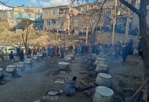برگزاری مراسم فرهنگی پخت کشکک در روستای رزاب با حضور ۵ هزار گردشگر داخلی و خارجی 