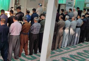 گزارش تصویری؛ اقامه نماز عید سعید فطر در مریوان