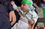مراسم شیرخوارگان حسینی در حسینیه سیدالشهدا شهر مریوان برگزار شد+ تصاویر