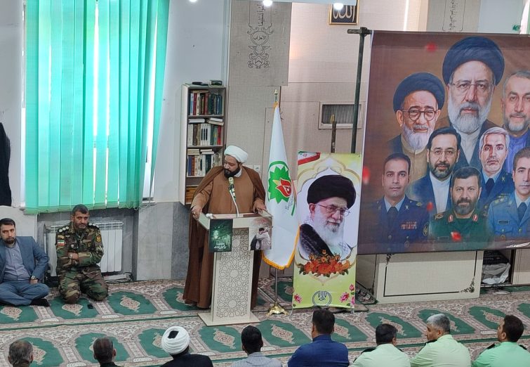 اولین سالگرد شهدای خدمت در مریوان برگزار شد