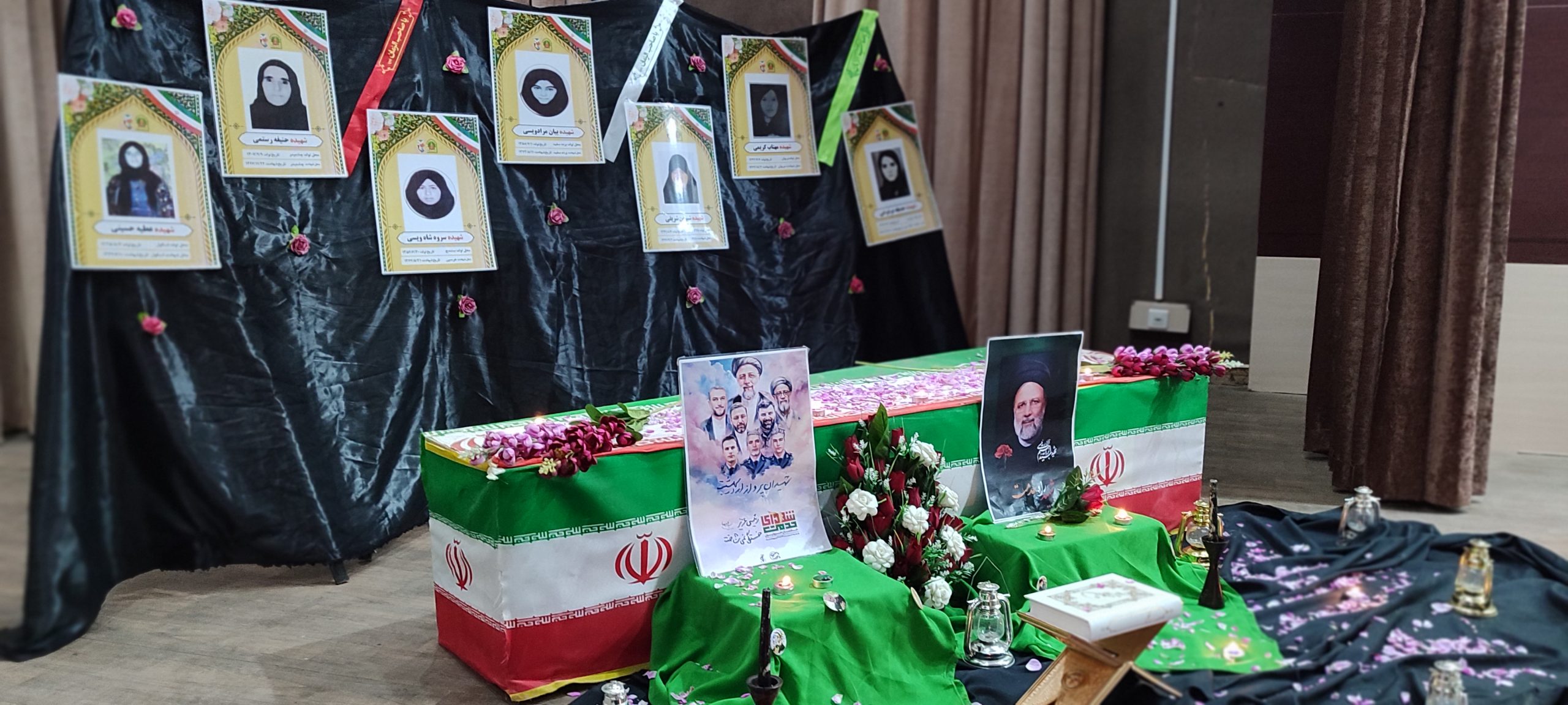مراسم شهدای خدمت و ۱۰۸ شهیده زن شهر مریوان برگزار شد