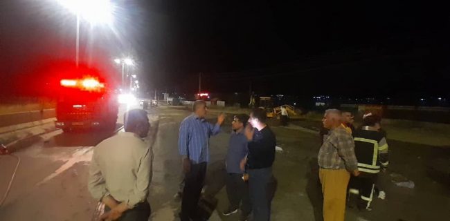 ایمن‌سازی موفق تانکر حامل مواد نفتی در مریوان