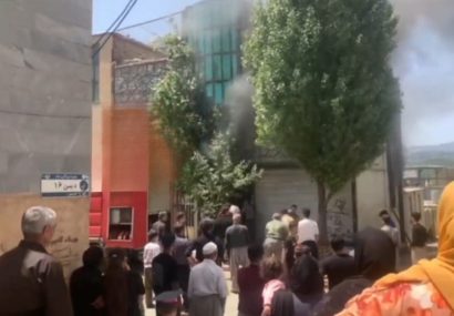 مهار آتش‌سوزی منزل مسکونی در کانی دینار