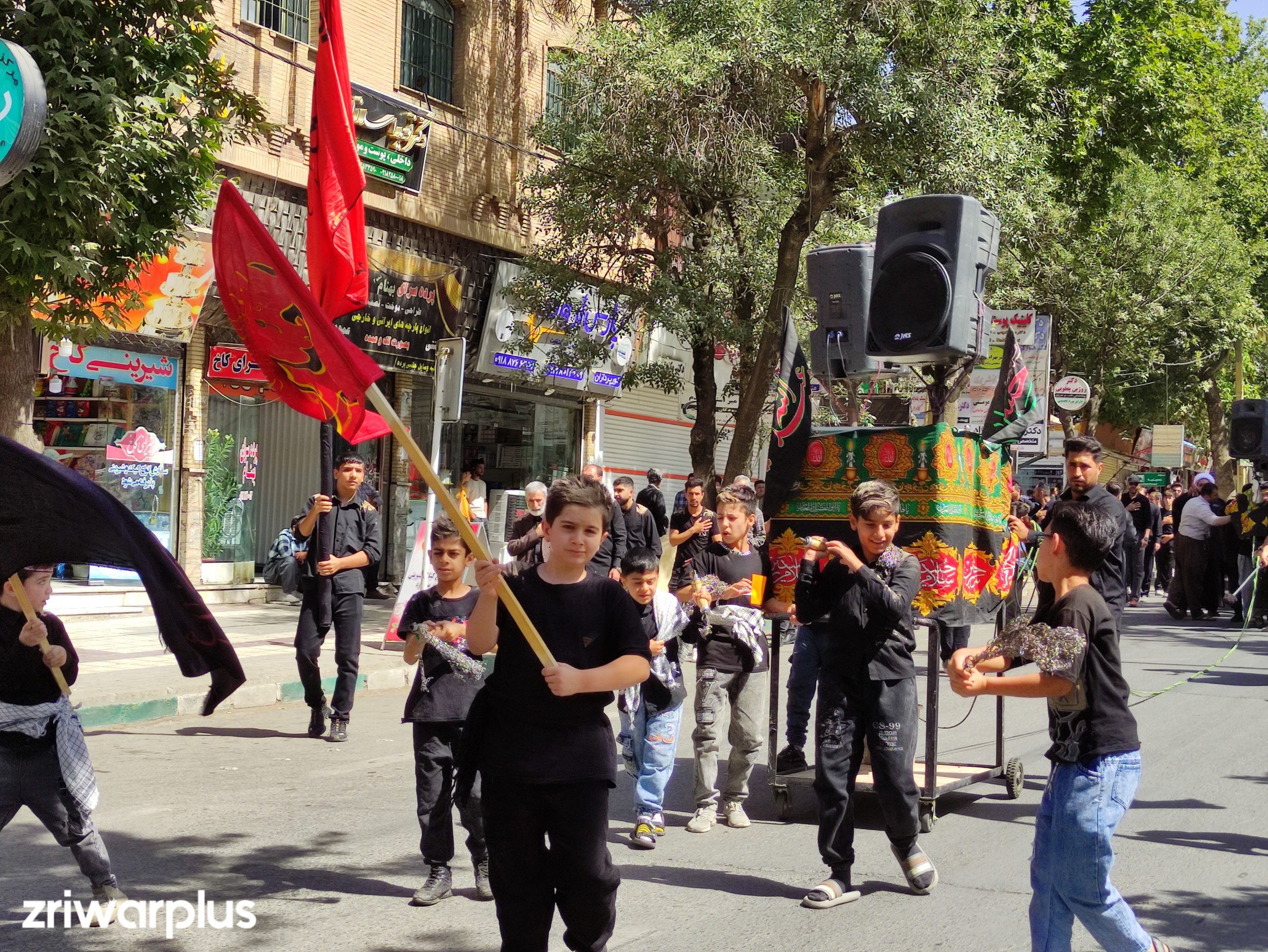 مراسم عزاداری عاشورای حسینی در مریوان
