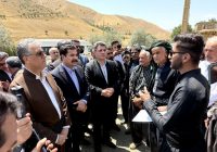 معاون رئیس‌جمهور از روستای سیور مریوان بازدید کرد