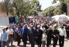 فیلم؛ فریاد مردم مریوان در حمایت از فلسطین