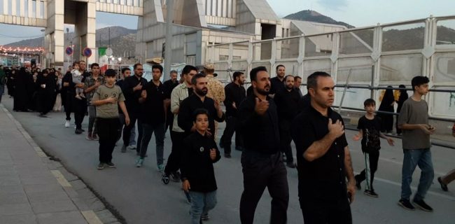 همایش جاماندگان پیاده‌روی اربعین در مرز باشماق برگزار شد
