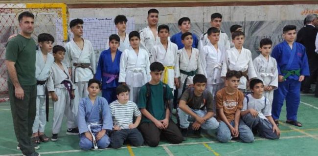 تیم جودو نونهالان مریوان قهرمان کردستان شد