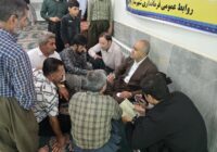 برگزاری میز خدمت ادارات در مسجد جامع شهر مریوان