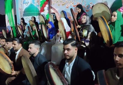 برگزاری اجتماع بزرگ دف‌نوازان در مریوان به مناسبت ۱۵۰۰‌ امین سالروز میلاد پیامبر اکرم (ص)