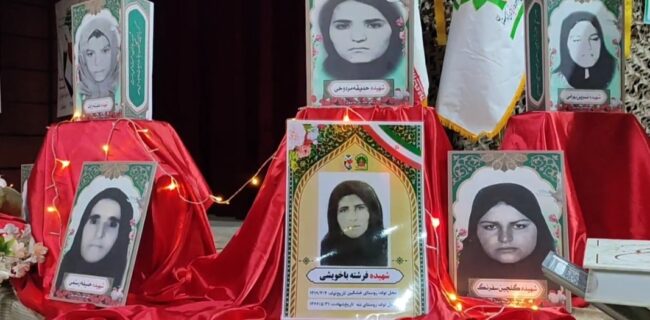 اولین یادواره شهدای زن پیشمرگ در مریوان