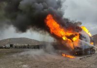 آتشسوزی دستگاه تریلی در مرز باشماق مهار شد آتشسوزی دستگاه تریلی در مرز باشماق مهار شد