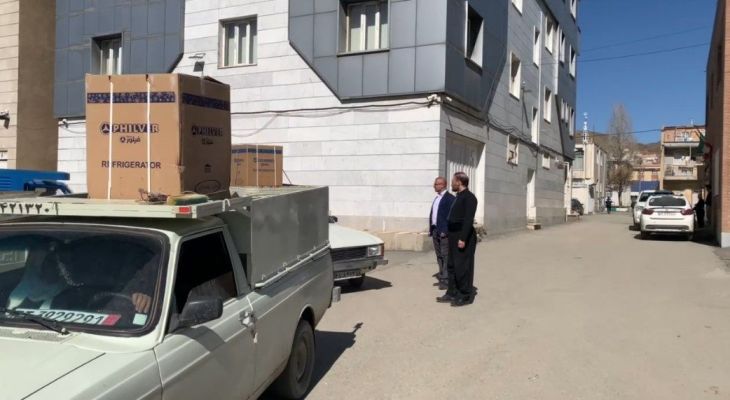 ۲۵۰ قلم لوازم ضروری میان مددجویان مریوان توزیع شد