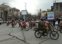رژه موتوری و خودرویی در مریوان برگزار شد
