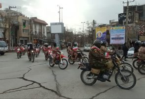 رژه موتوری و خودرویی در مریوان برگزار شد