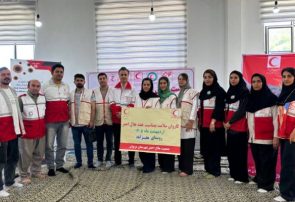 خدمات رایگان درمانی هلال‌احمر به ۲۵۰ نفر در روستاهای کوماسی مریوان