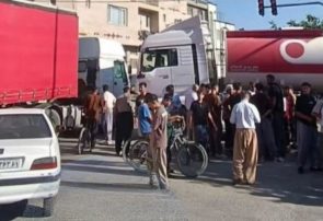 زن مریوانی زیر چرخ‌های تانکر نفت جان باخت