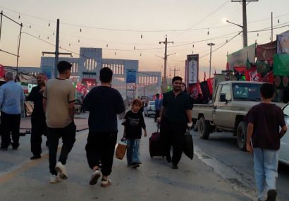 خدمترسانی شبانهروزی مواکب به زائران اربعین در مرزباشماق