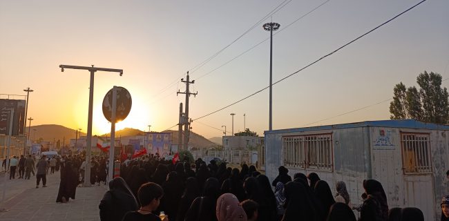 پیادهروی جاماندگان اربعین در مریوان پیادهروی جاماندگان اربعین در مریوان